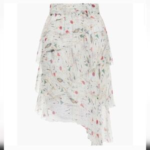 Isabel Marant 100% Silk Mid Length Skirt